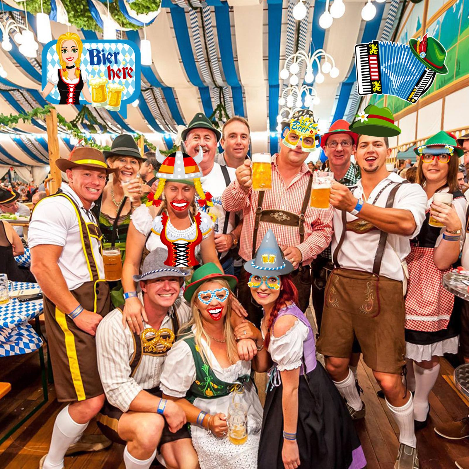 howaf-oktoberfest-foto-requisiten-35-st-ck-bayrisch-photo-booth image 5