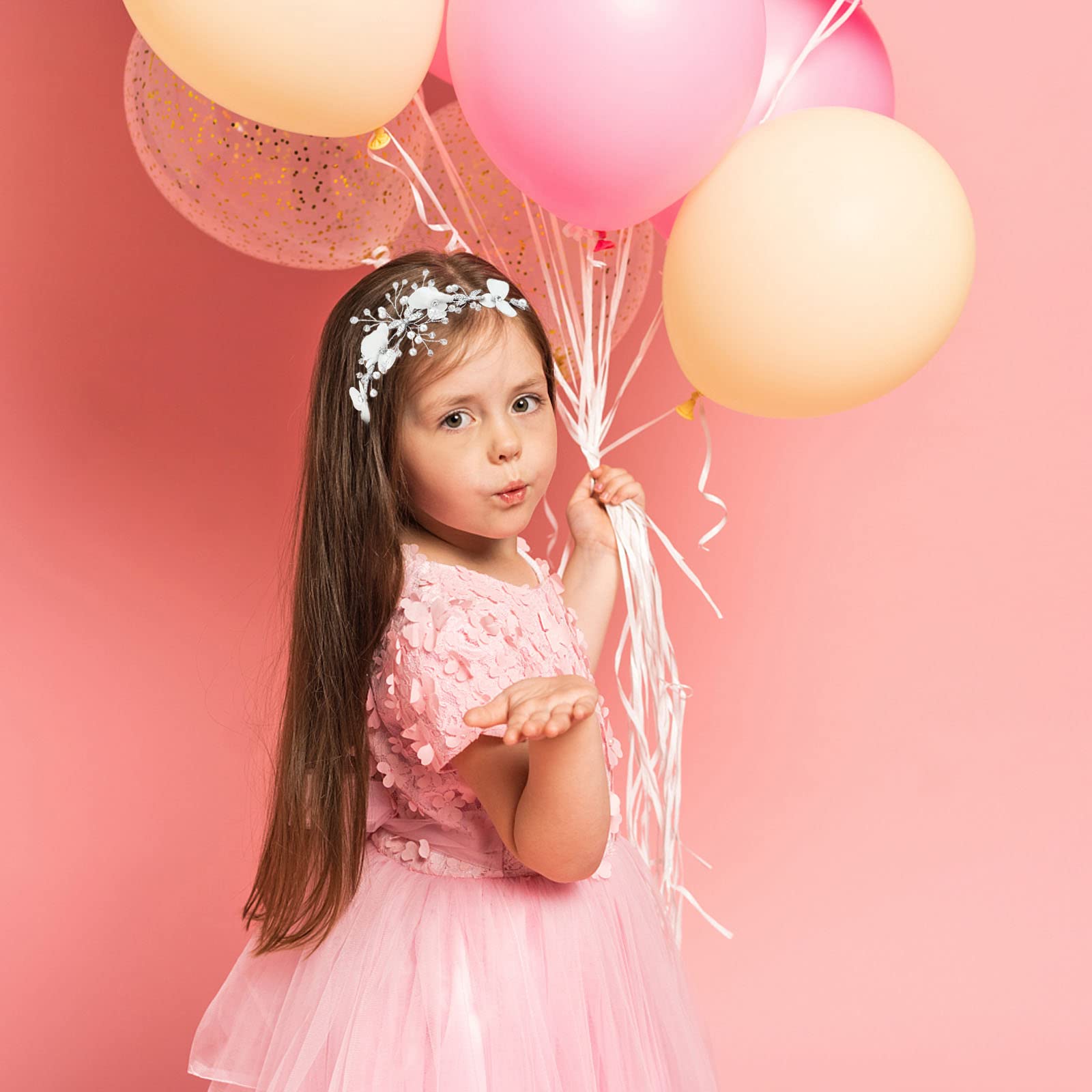 howaf-photo-booth-props-haarschmuck-wei-blume-a-kommunion-hochzeit image 7