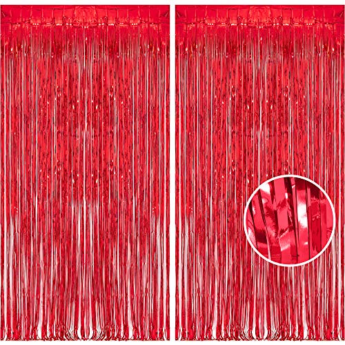 braveshine-lametta-vorhang-rot-2-st-ck-1x2-5-m-folie image 7