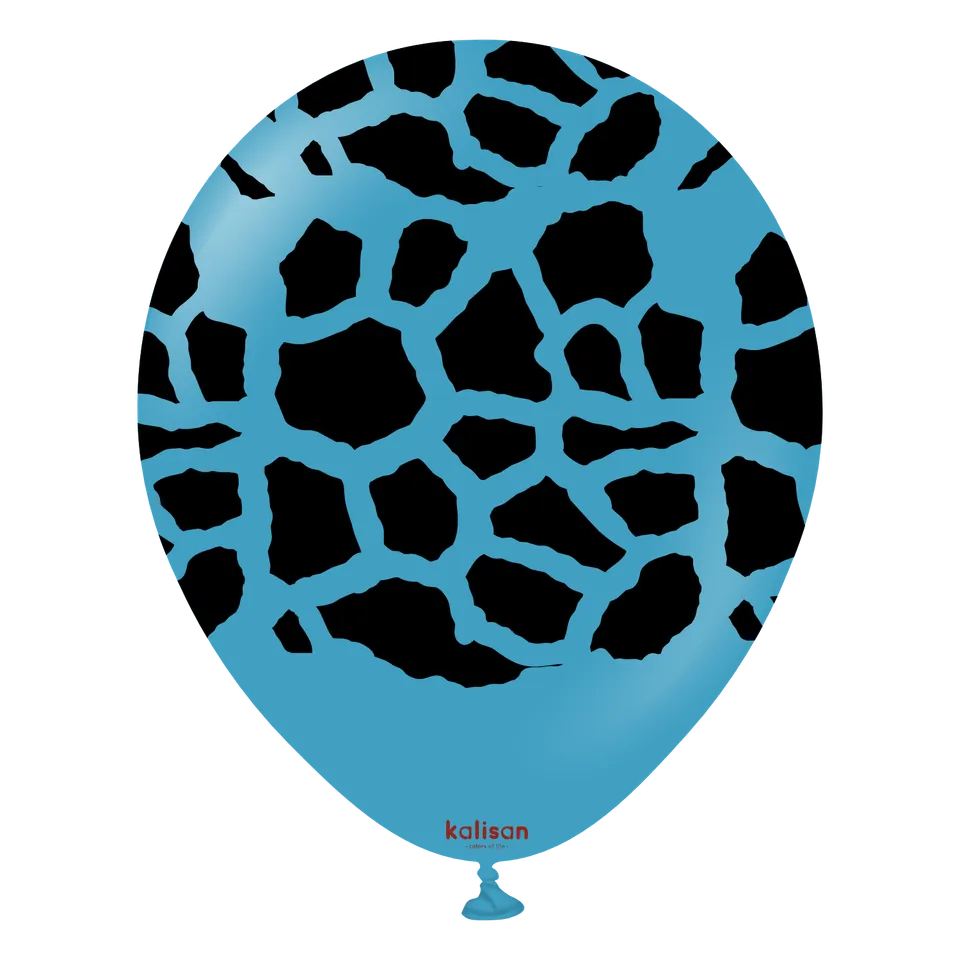 kalisan-safari-giraffe-deep-blue-luftballons-25-st-ck image 1