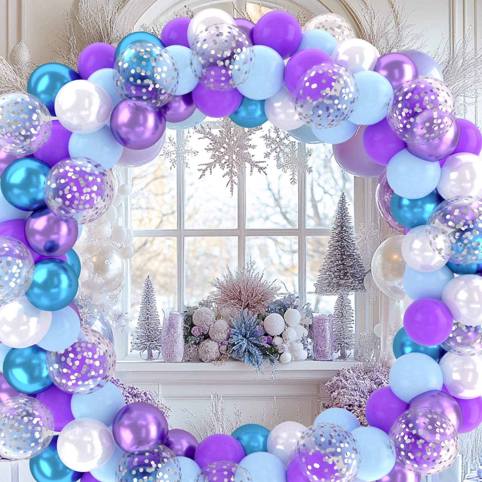 qifu-luftballons-blau-lila-wei-52-st-ck-12-zoll-konfetti image 5