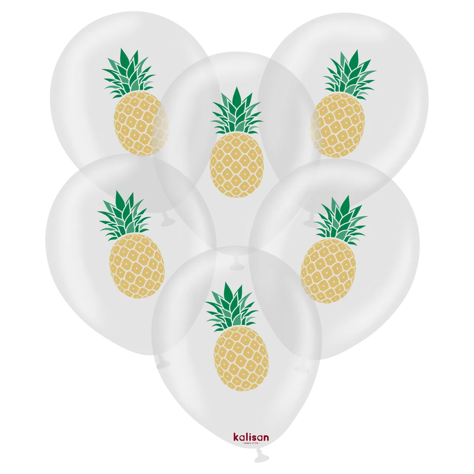 kalisan-fruits-ananas-luftballons-12-zoll-25-st-ck image 1