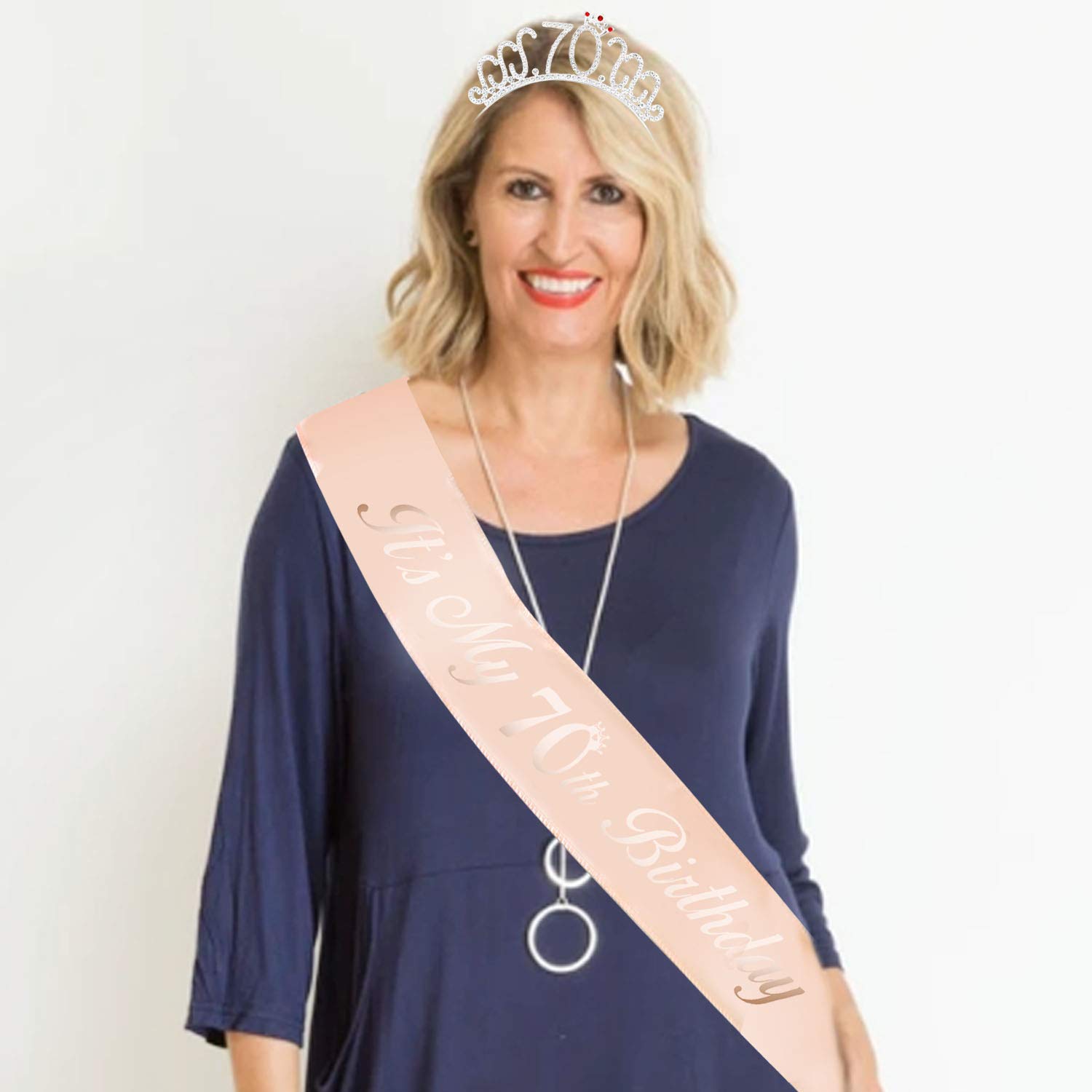 howaf-it-s-my-70th-birthday-sch-rpe-und-tiara-rosegold-set image 7