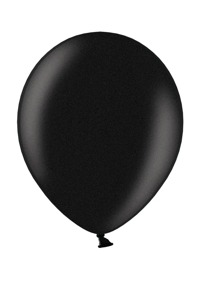 green-paw-metallic-balloons-luftballons-schwarz-25-st-ck-helium image 1