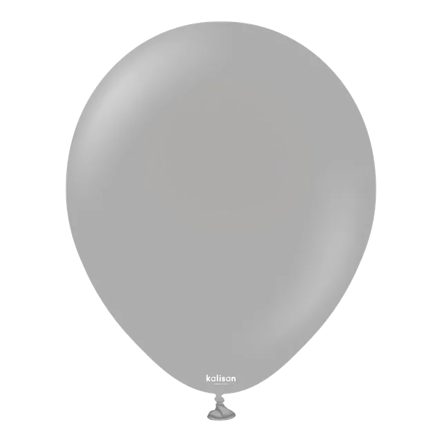 kalisan-standard-colors-luftballon-grey-grau-12-zoll image 1