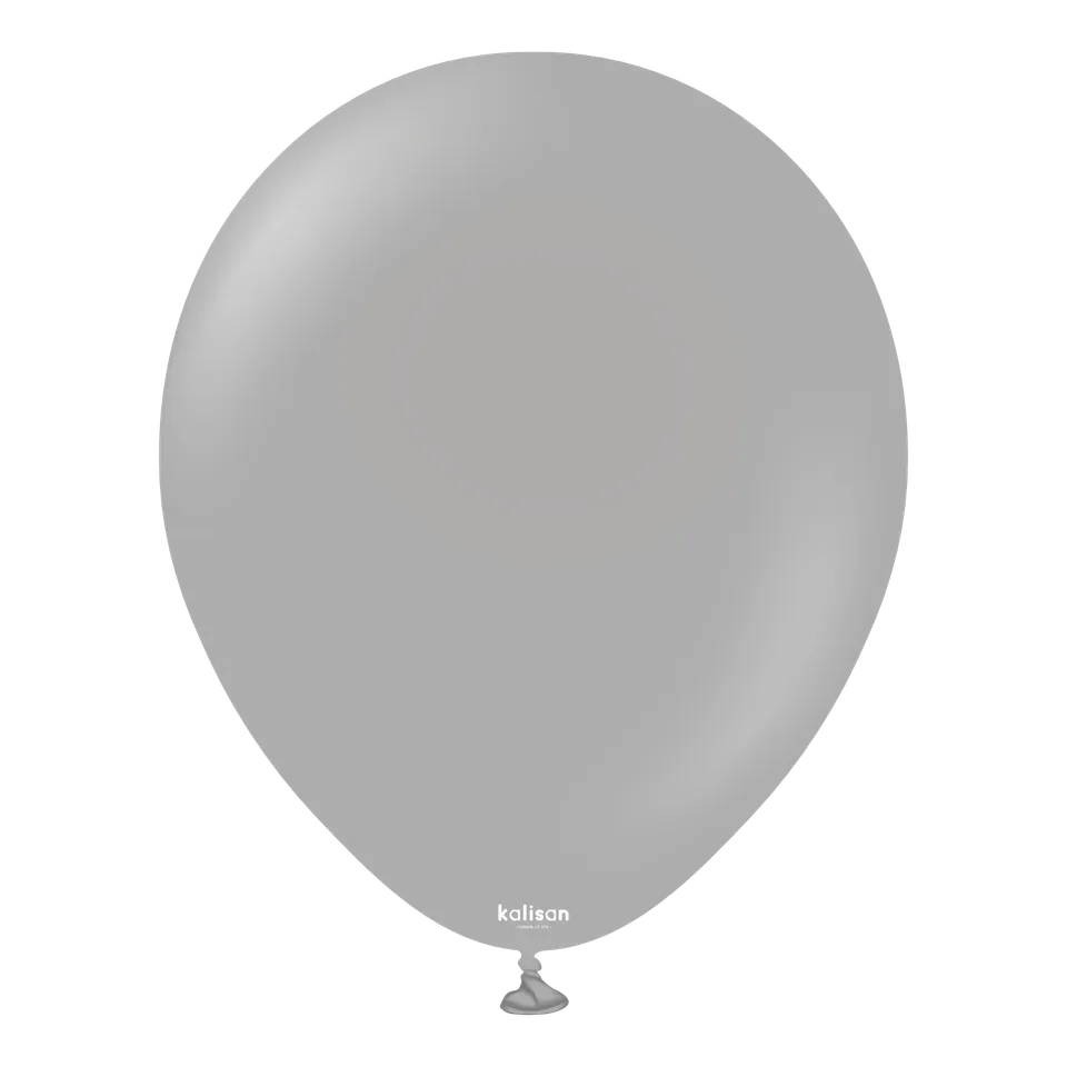 kalisan-standard-colors-luftballon-grey-grau-12-zoll image 1