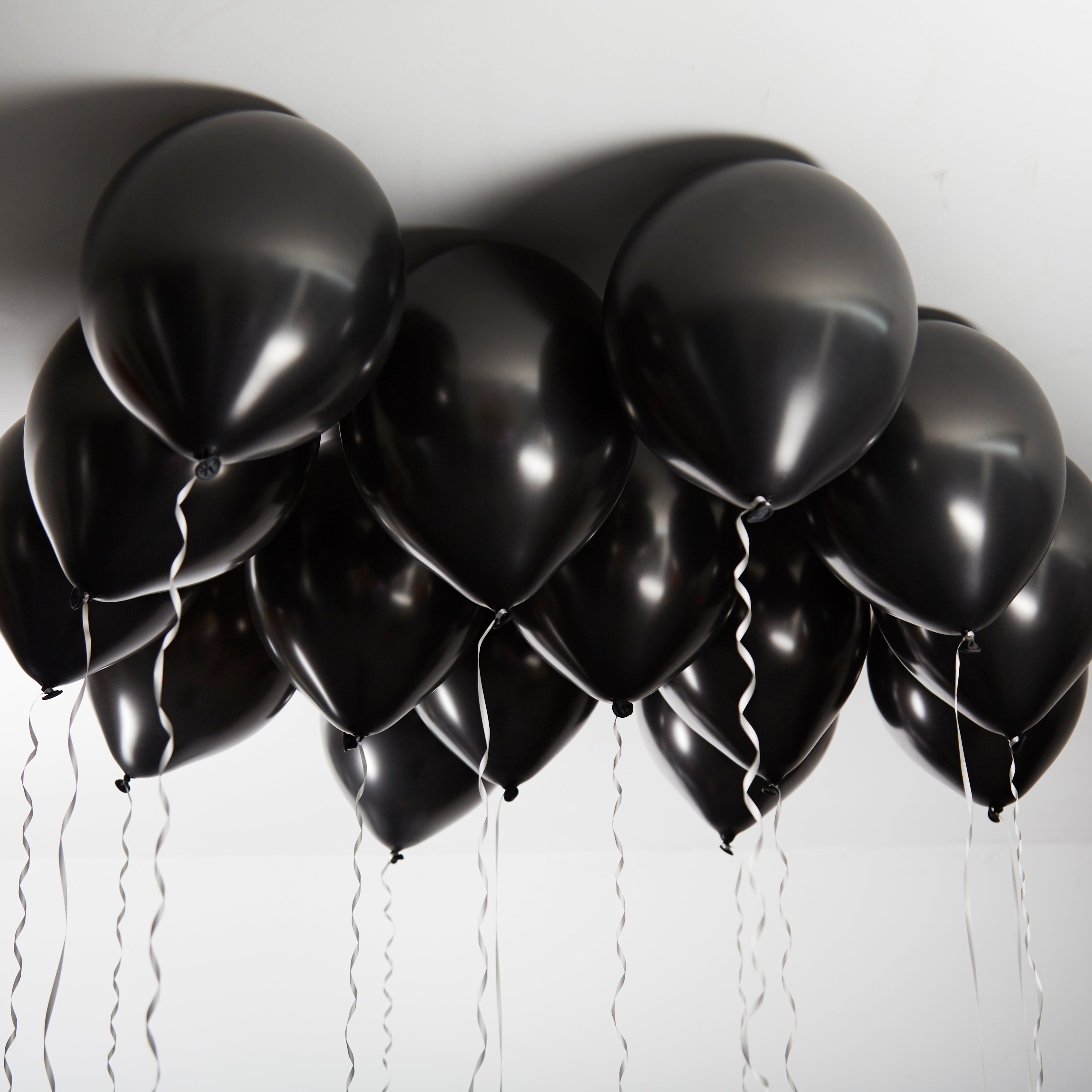 green-paw-metallic-balloons-luftballons-schwarz-25-st-ck-helium image 3