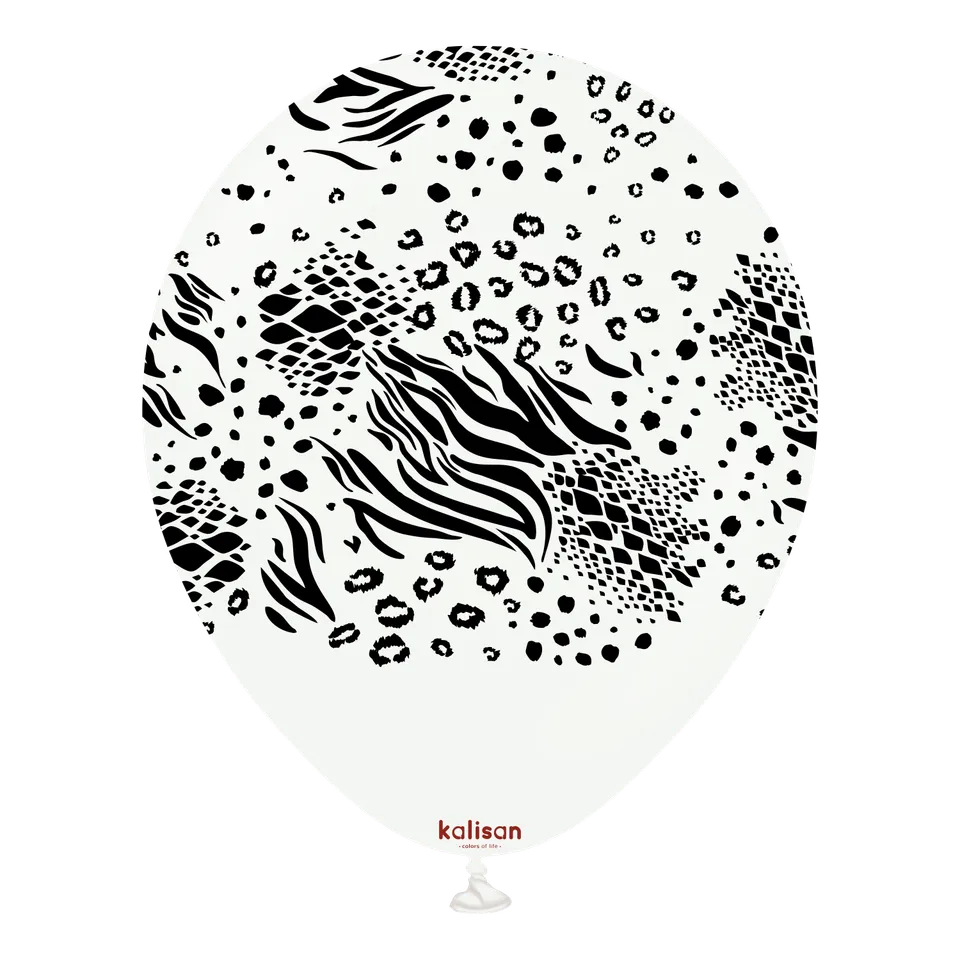 kalisan-safari-mutant-white-luftballons-12-zoll-25-st-ck-wei image 1