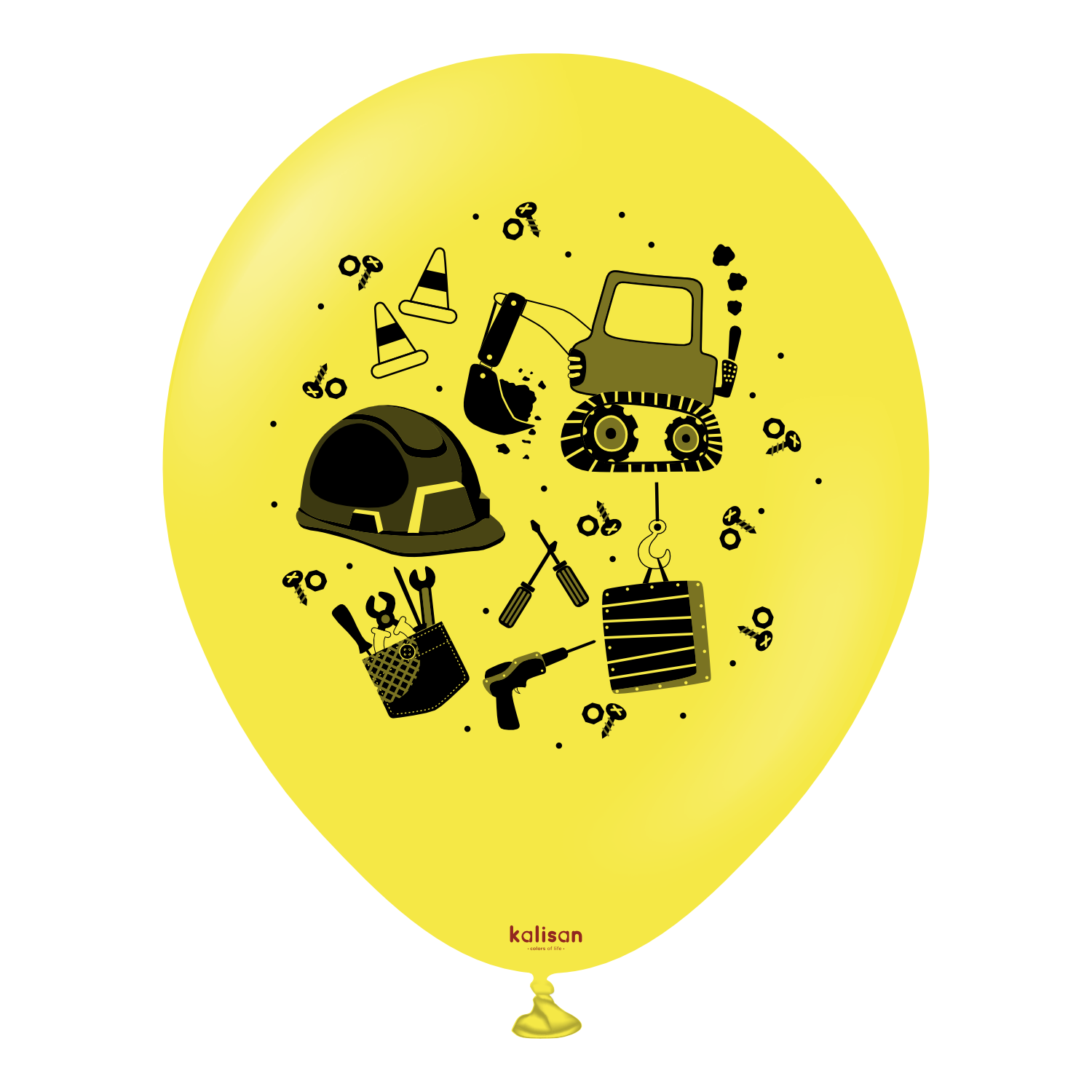 kalisan-celebration-construction-luftballons-12-25-stk-gelb image 3