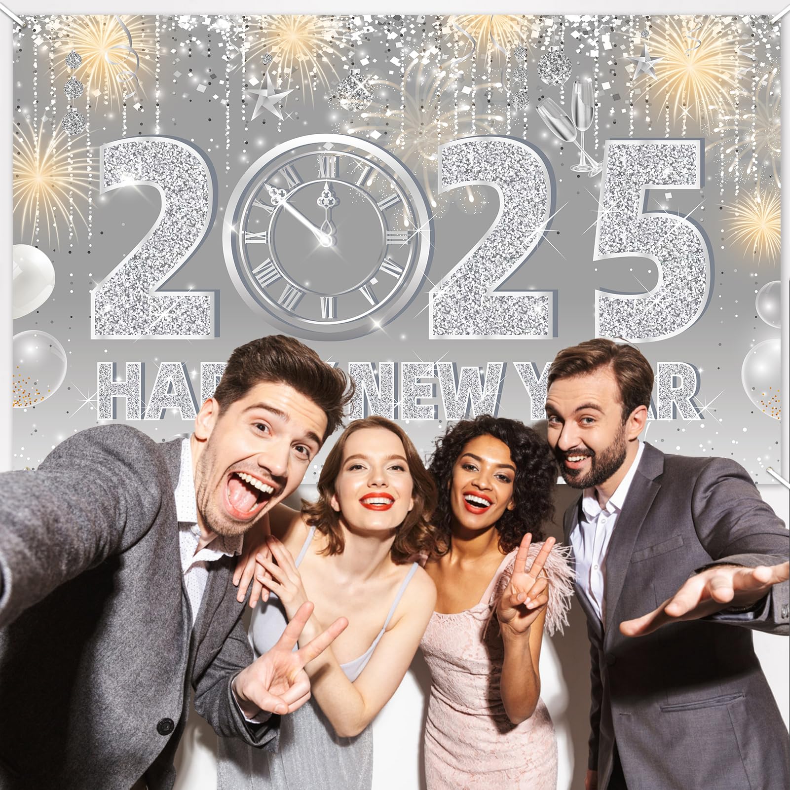 howaf-silvester-deko-banner-2025-silber-185x110cm-happy-new-year image 4