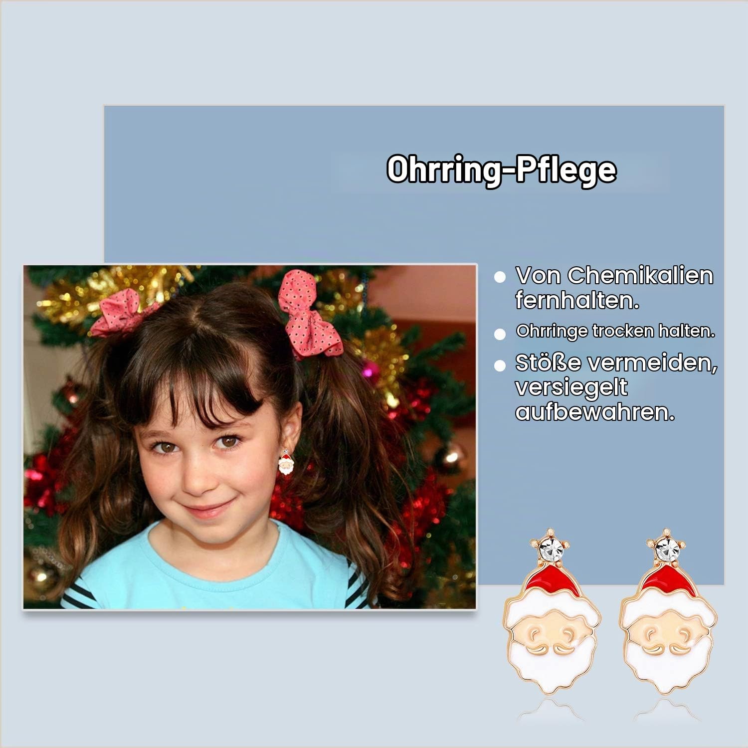 howaf-weihnachtsohrringe-ohrstecker-set-7-paare-motive image 6