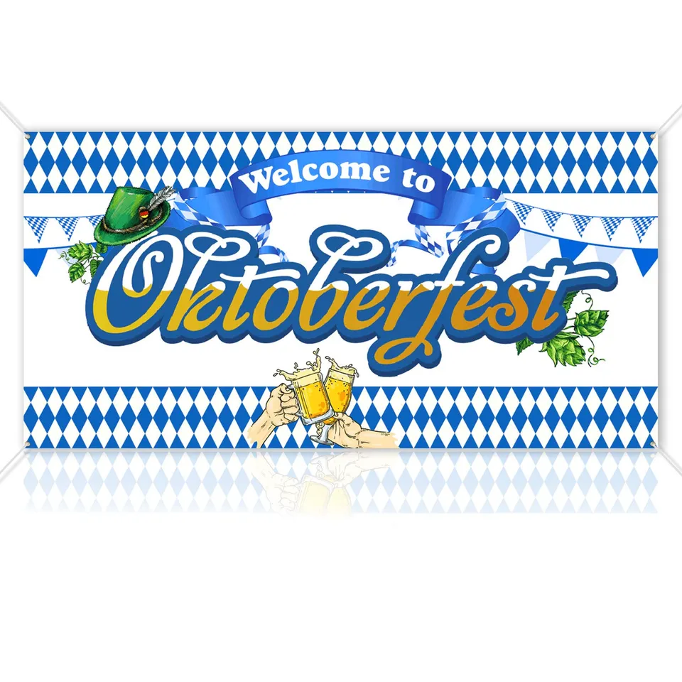 howaf-oktoberfest-banner-deko-hintergrund-178-x-95-cm-blau-wei image 1