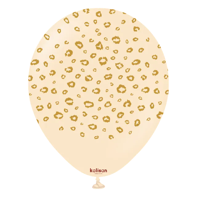 kalisan-safari-theme-leopard-blush-luftballons-25-st-ck-30cm image 1