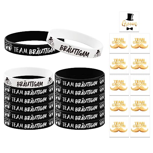 howaf-jga-m-nner-armband-team-br-utigam-tattoo-set image 8