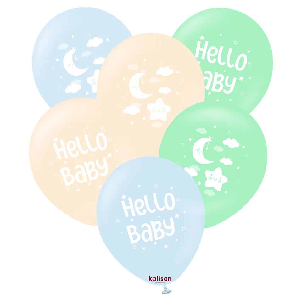 kalisan-baby-shower-hello-baby-boy-luftballons-12-zoll-25-st-ck image 1