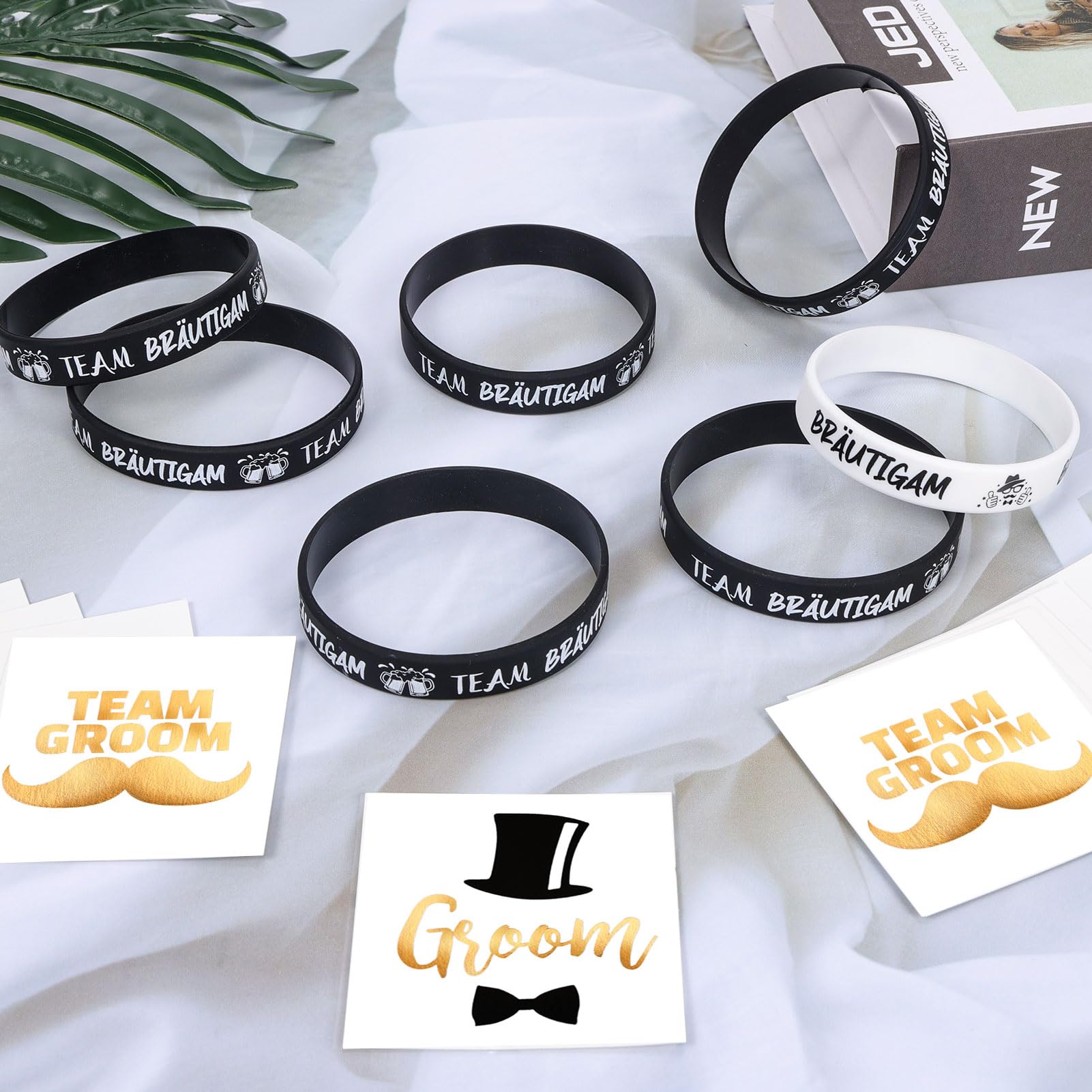 howaf-jga-m-nner-armband-team-br-utigam-tattoo-set image 4