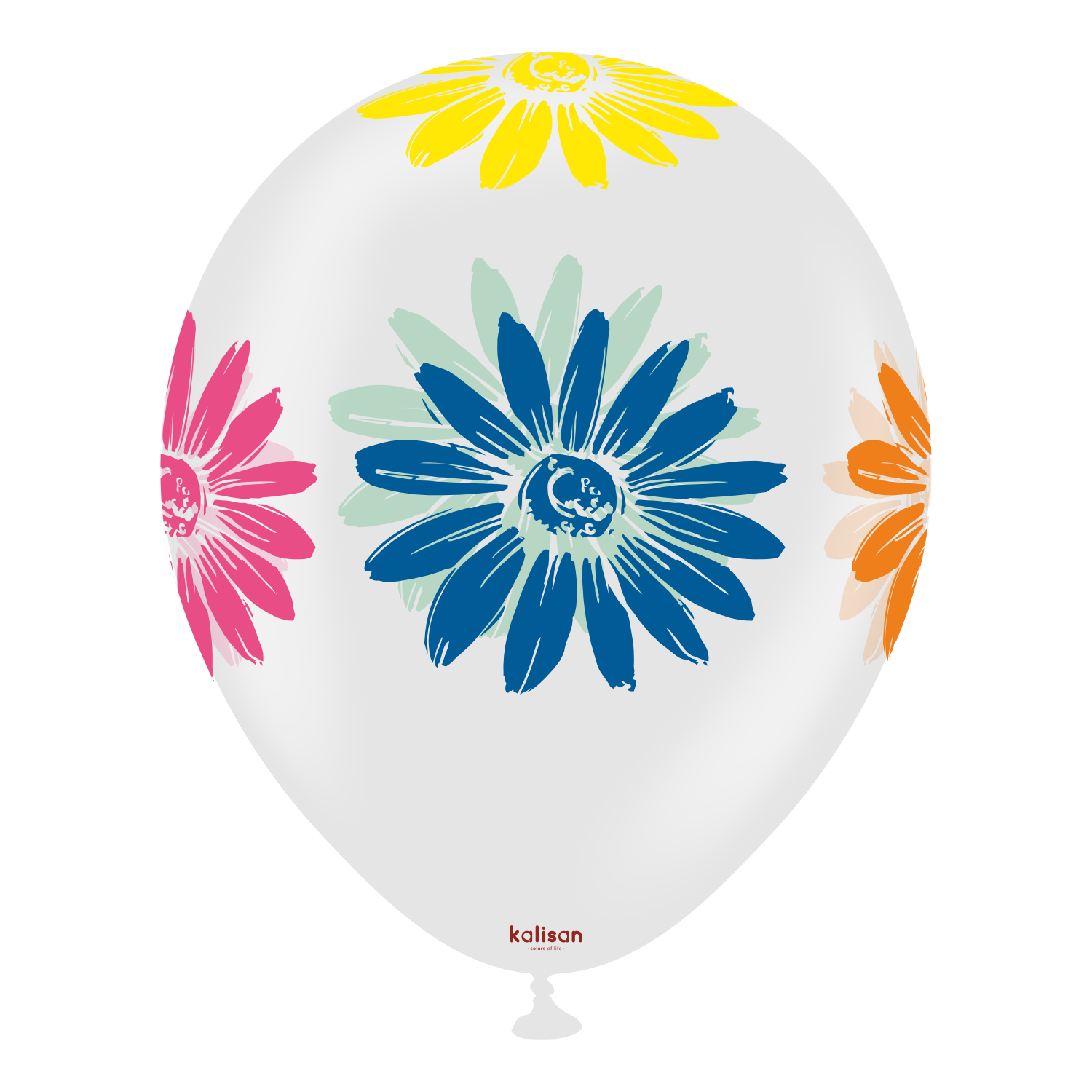 kalisan-fruits-colorful-flowers-luftballon-12-25-st-ck-transparent image 5