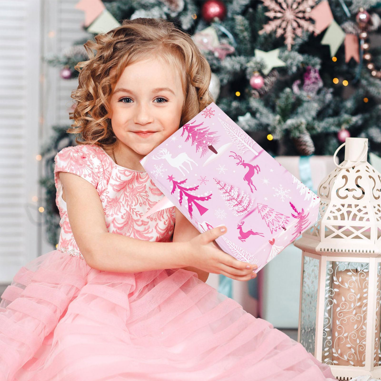 howaf-weihnachten-geschenkpapier-rosa-8-b-gen-70x50cm-schneeflocke image 6
