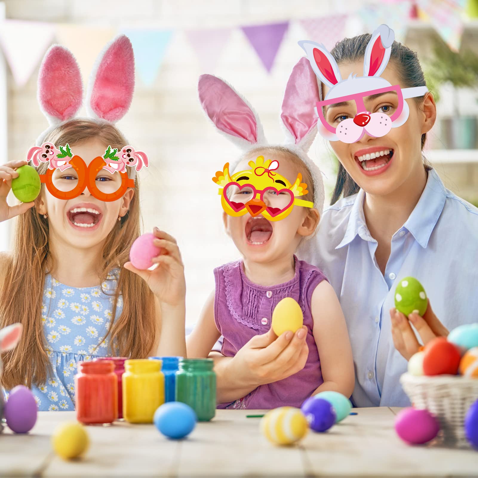 howaf-ostern-partybrillen-28-stk-k-ken-hase-osterei image 6