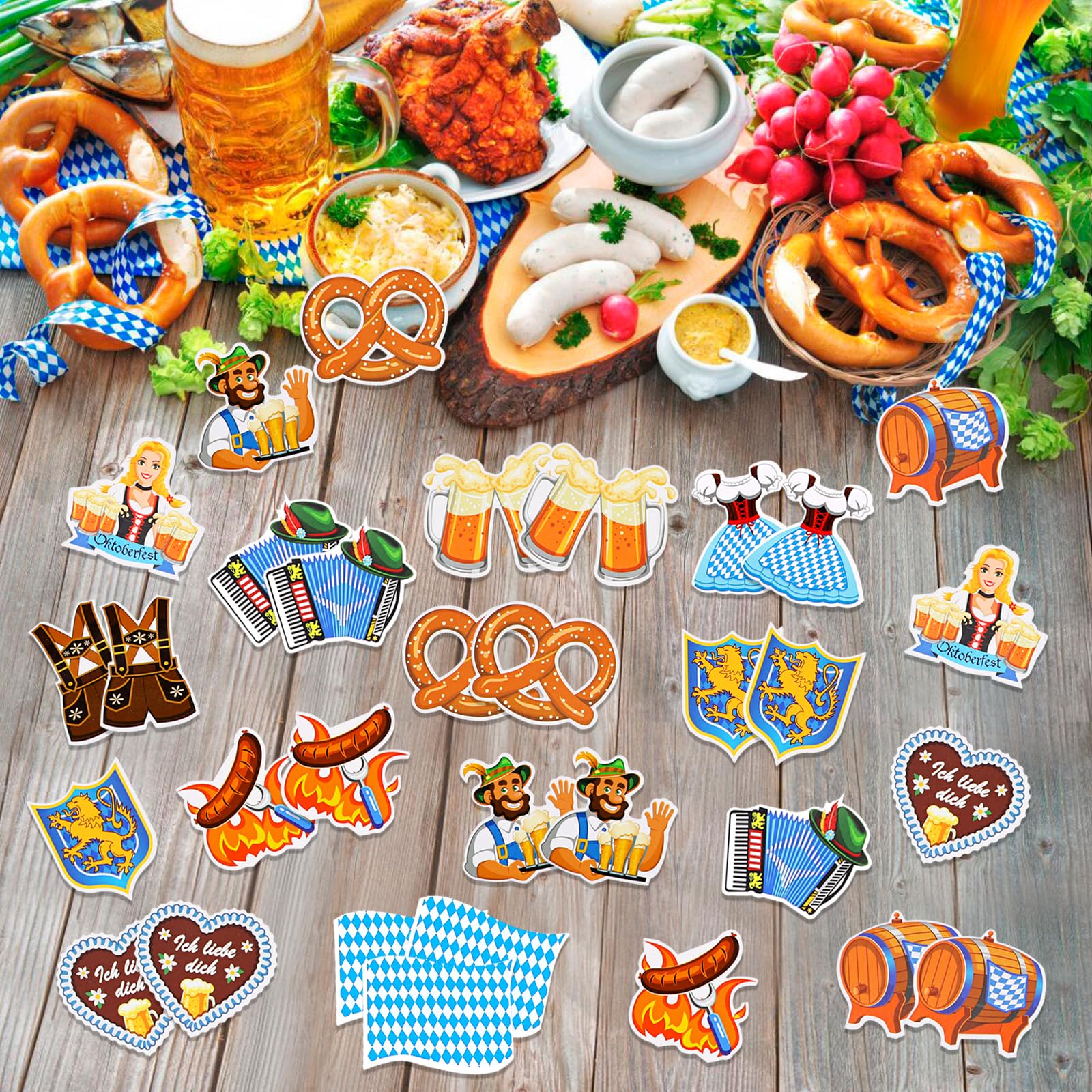 howaf-oktoberfest-konfetti-36-st-ck-bayrische-tischdeko-streudeko image 4