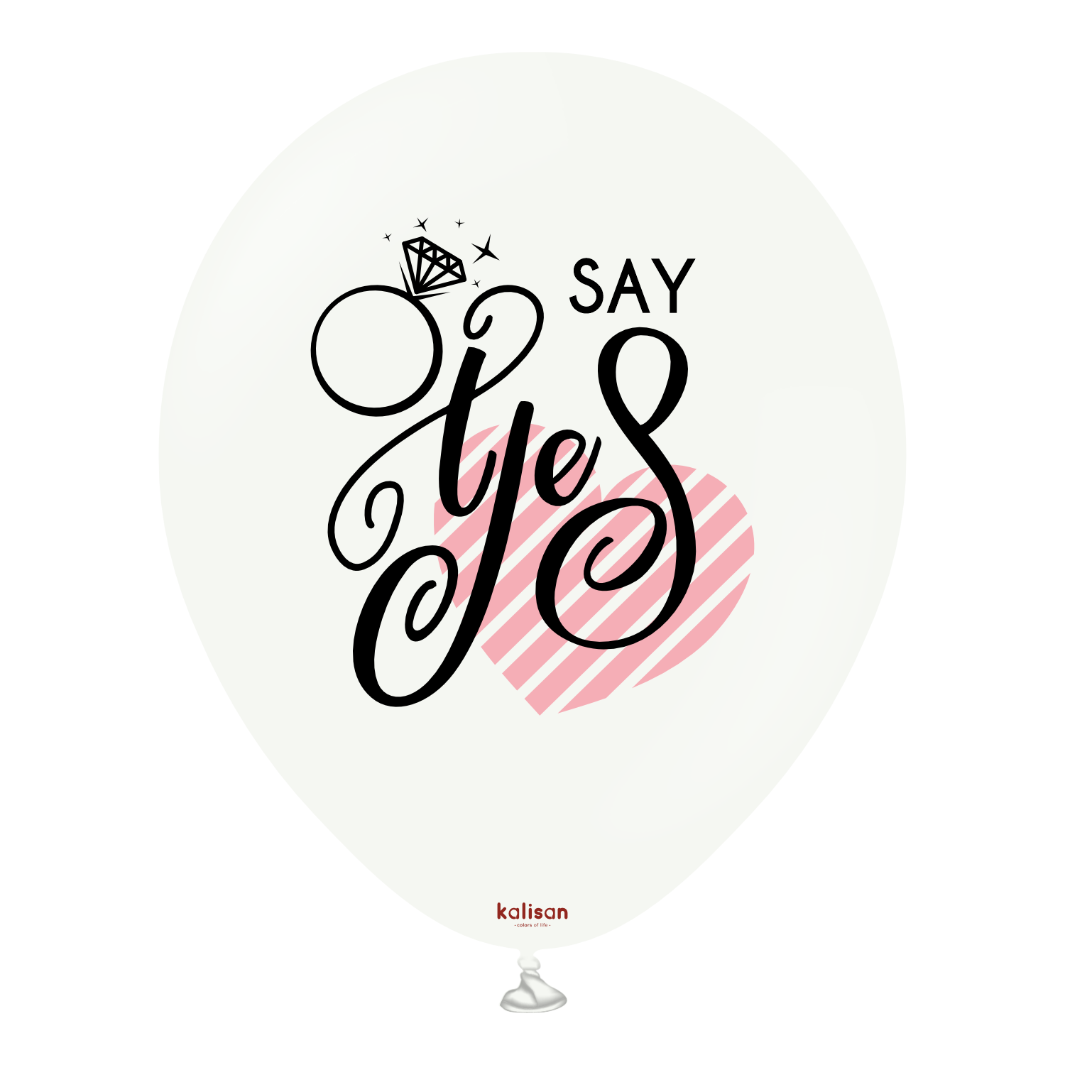 kalisan-say-yes-luftballon-12-25-st-ck-wei-f-r-hochzeit image 3