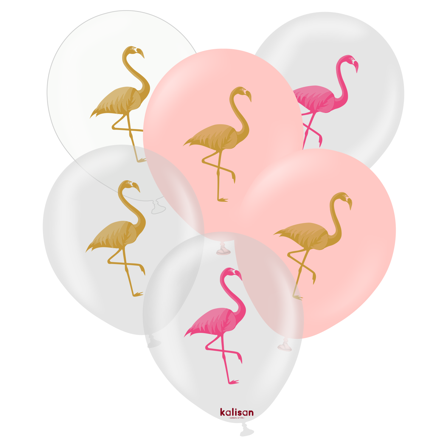 kalisan-animals-flamingo-luftballons-25-st-ck-rosa image 1