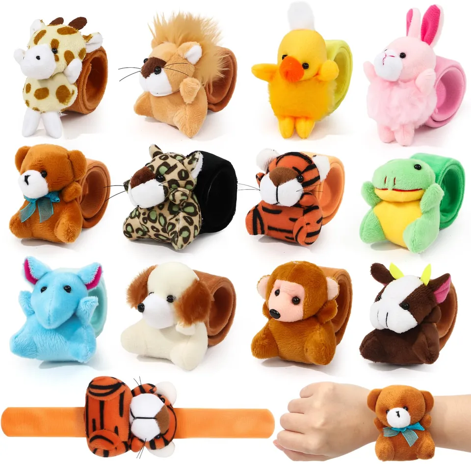 tacobear-party-favors-pl-sch-schnapparmband-tiere-12er-set image 1