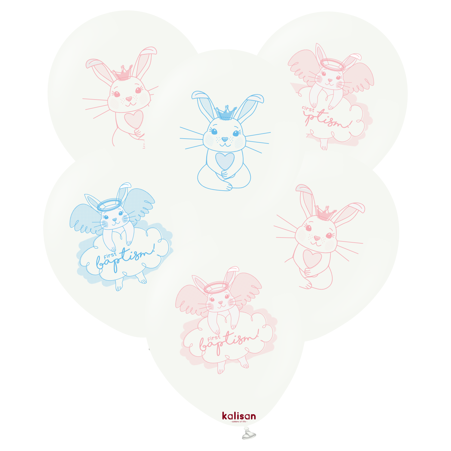 kalisan-baby-shower-baptism-luftballons-wei-12-zoll-25-st image 1