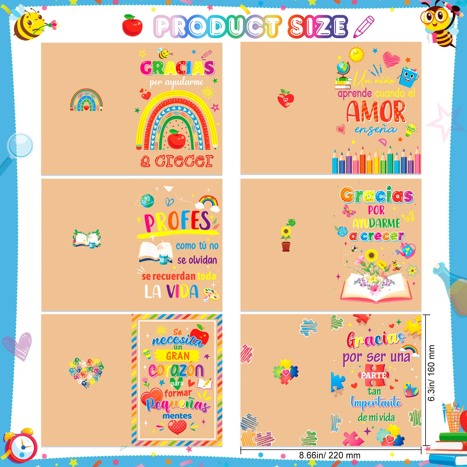 howaf-gift-bags-lehrerin-geschenkset-karte-schl-sselanh-nger-a image 2
