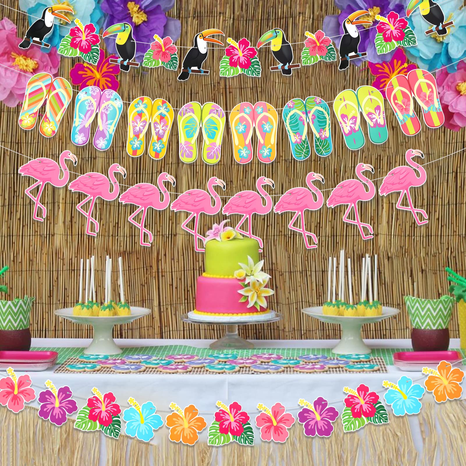 howaf-hawaii-banner-flamingo-hibiskus-4-stk-300-cm image 6