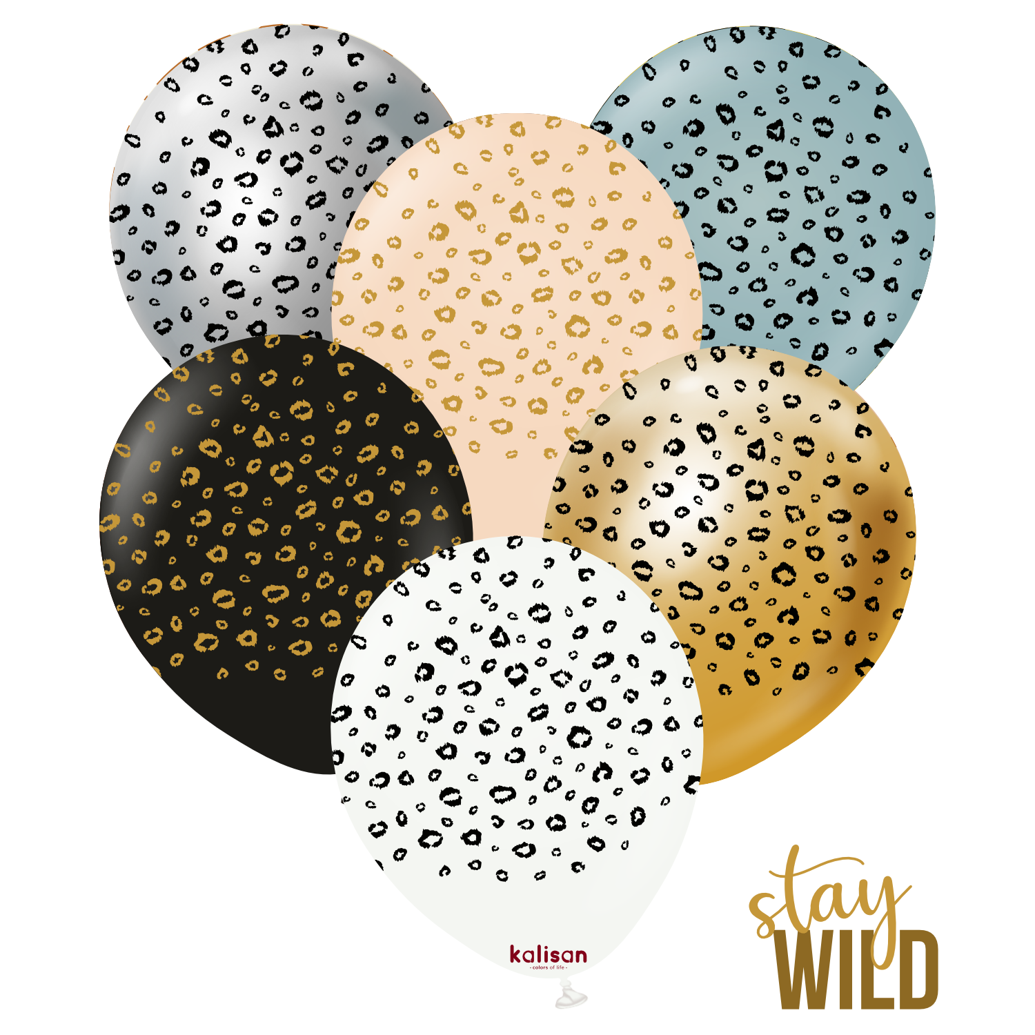 kalisan-safari-theme-leopard-luftballons-12-zoll-25-st-ck image 1