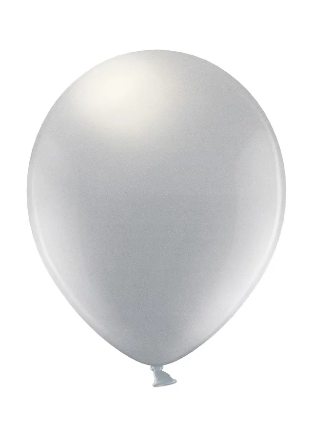 green-paw-metallic-balloons-luftballons-silber-50-st-ck image 1