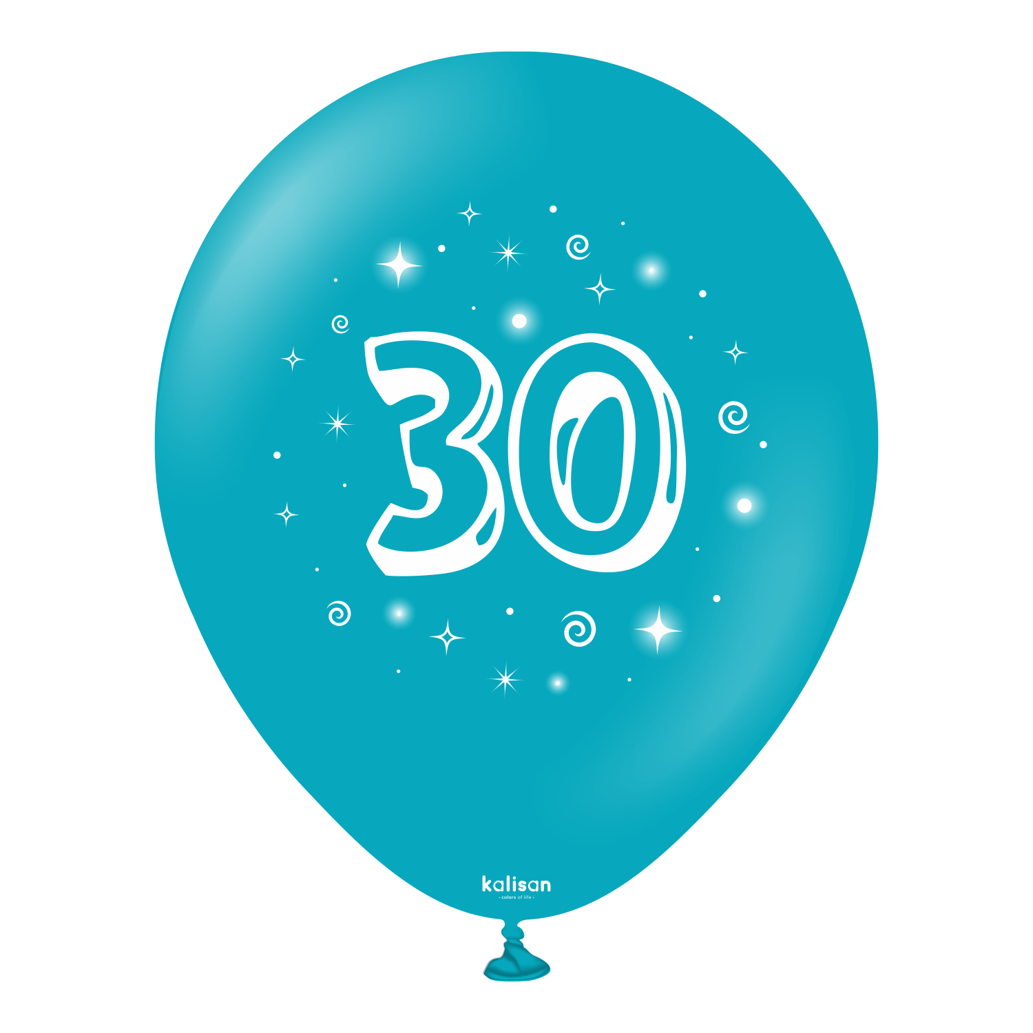 kalisan-birthday-30th-birthday-luftballons-25-stk-bunt image 2
