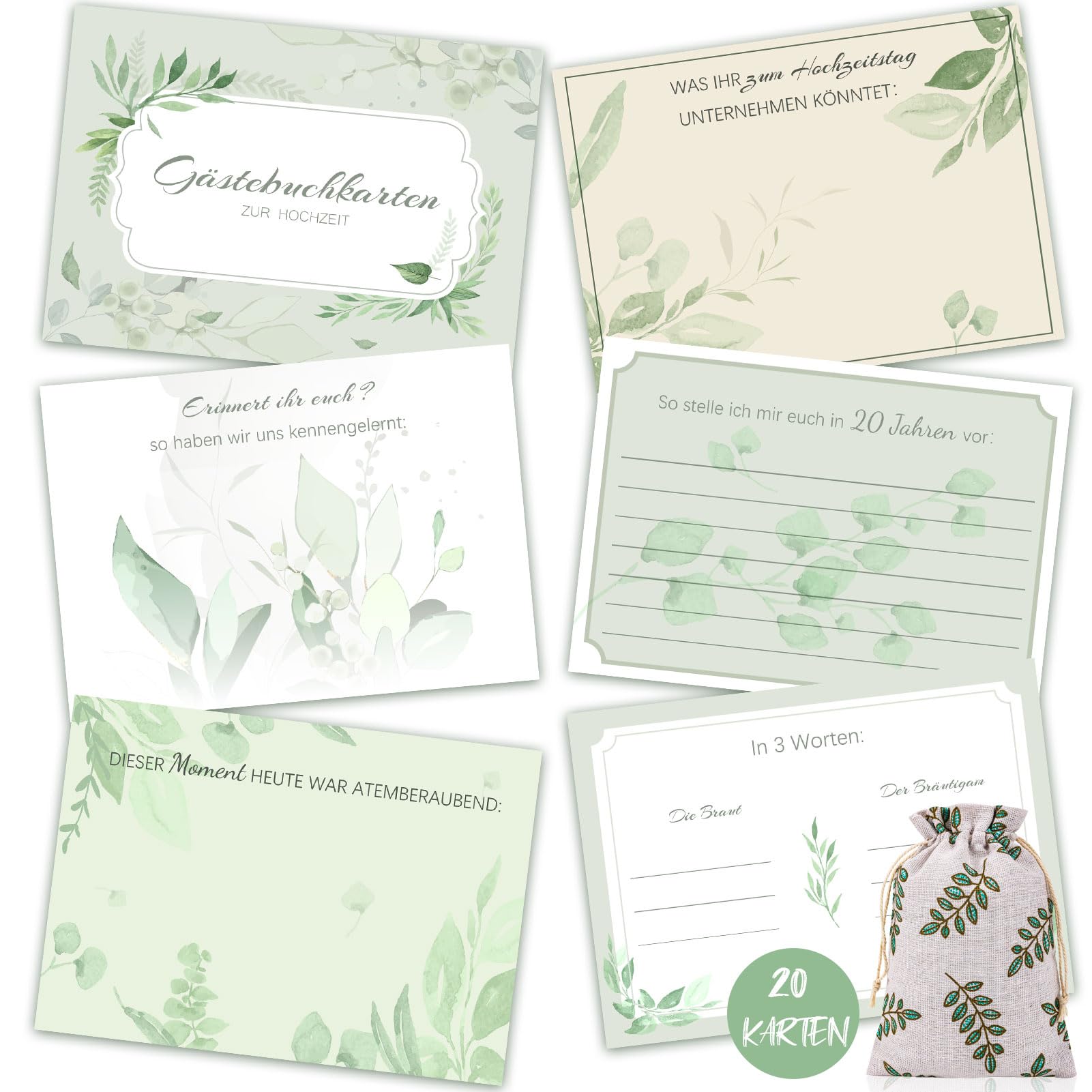 howaf-g-stebuch-karten-hochzeit-20-set-mit-fragen image 1