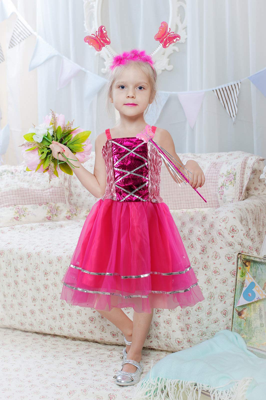 tacobear-costume-feenkost-m-kinder-5tlg-schmetterling-rosa-2 image 6