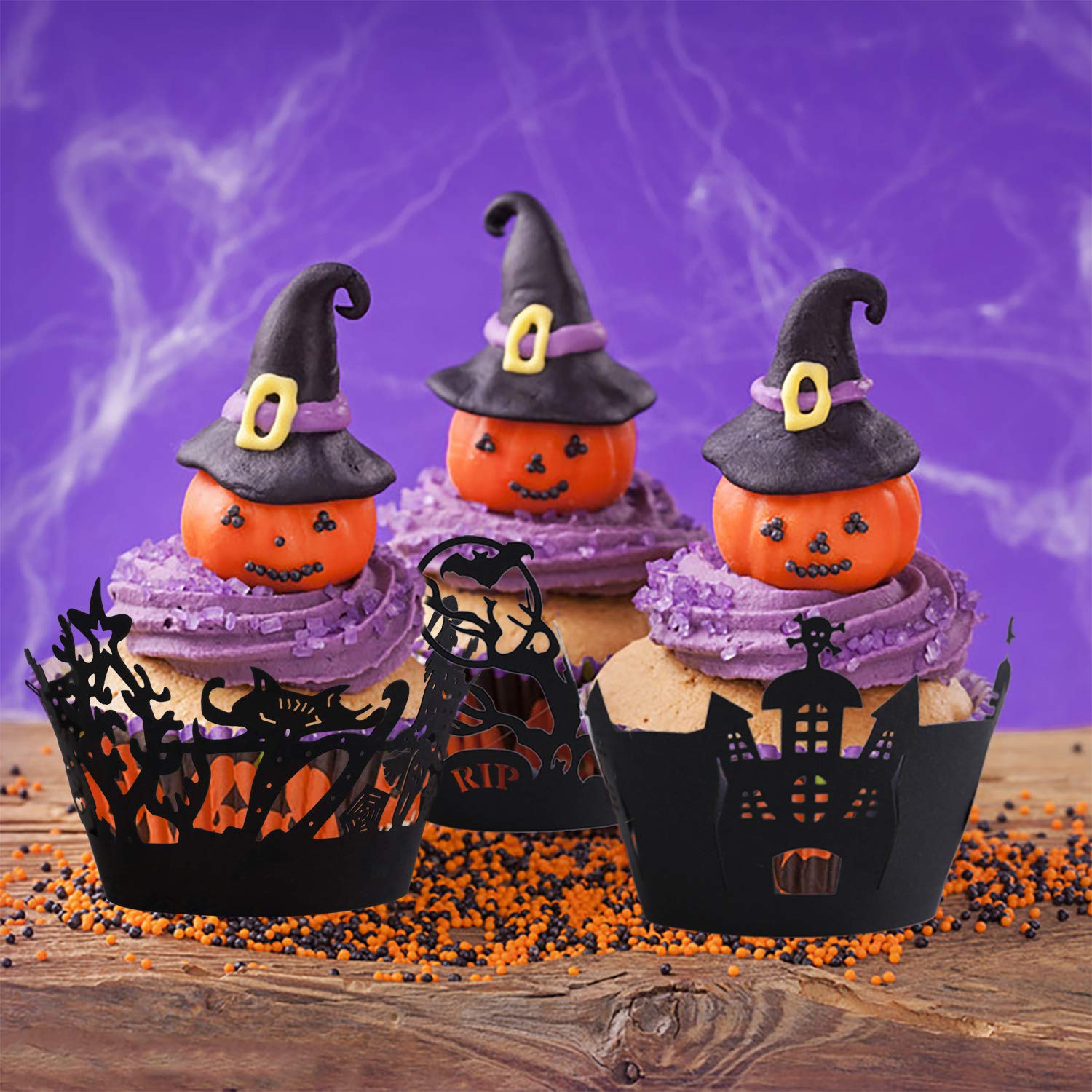 howaf-halloween-cupcake-wrapper-schwarz-36tlg-9-stile-deko image 5
