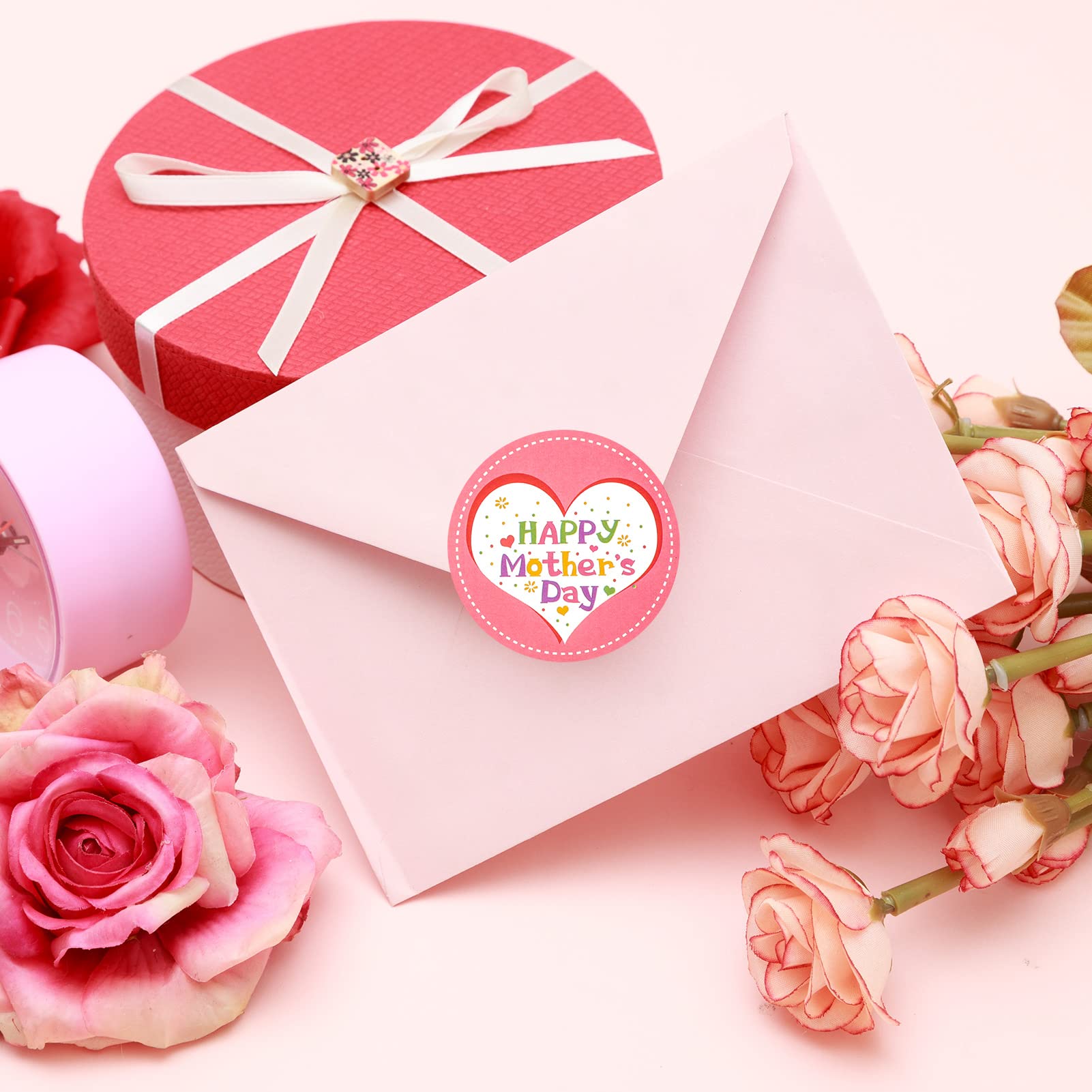 howaf-muttertag-aufkleber-144-st-ck-merci-mama-sticker-blumen image 7