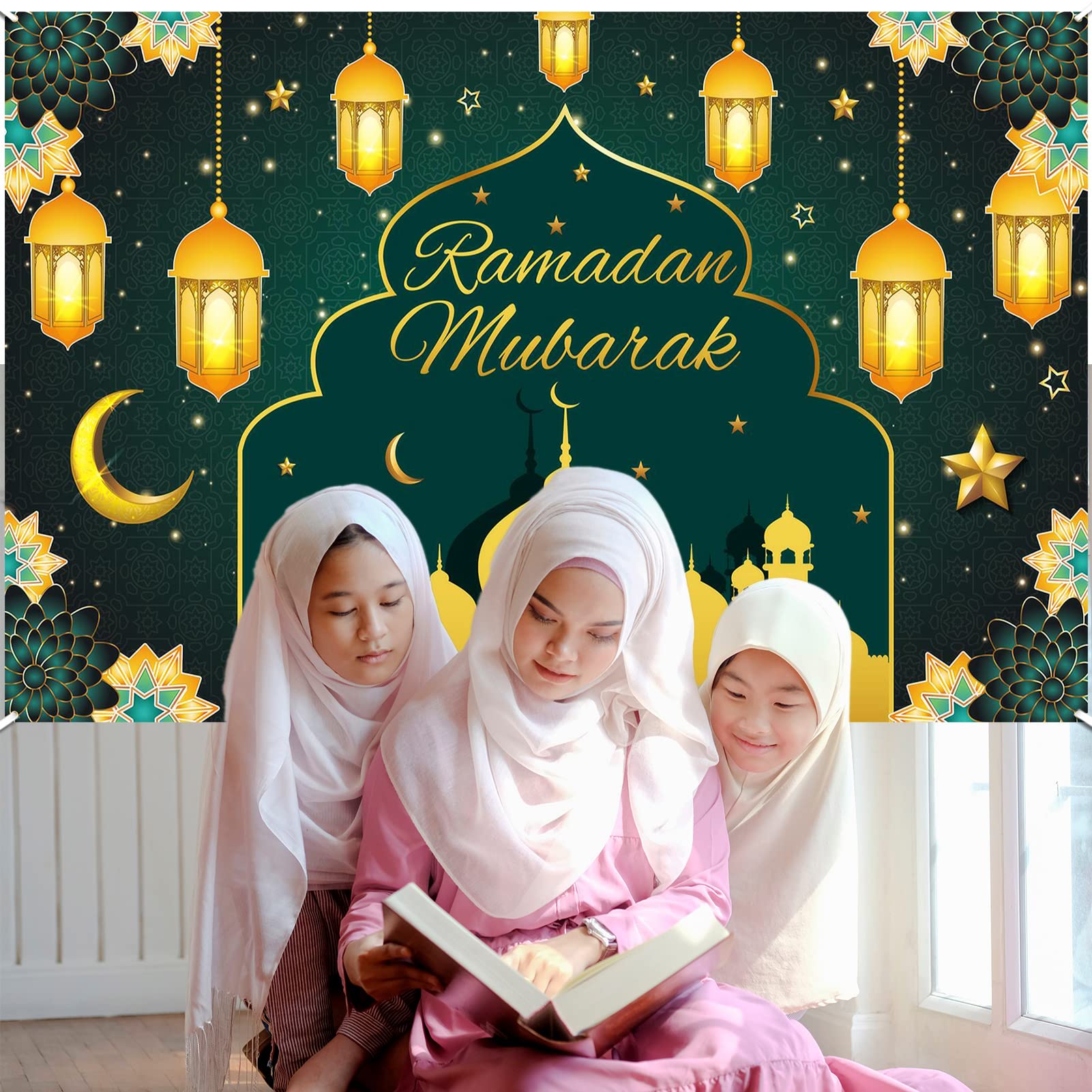 howaf-ramadan-mubarak-banner-stoff-180x110-cm-stern-mond image 6