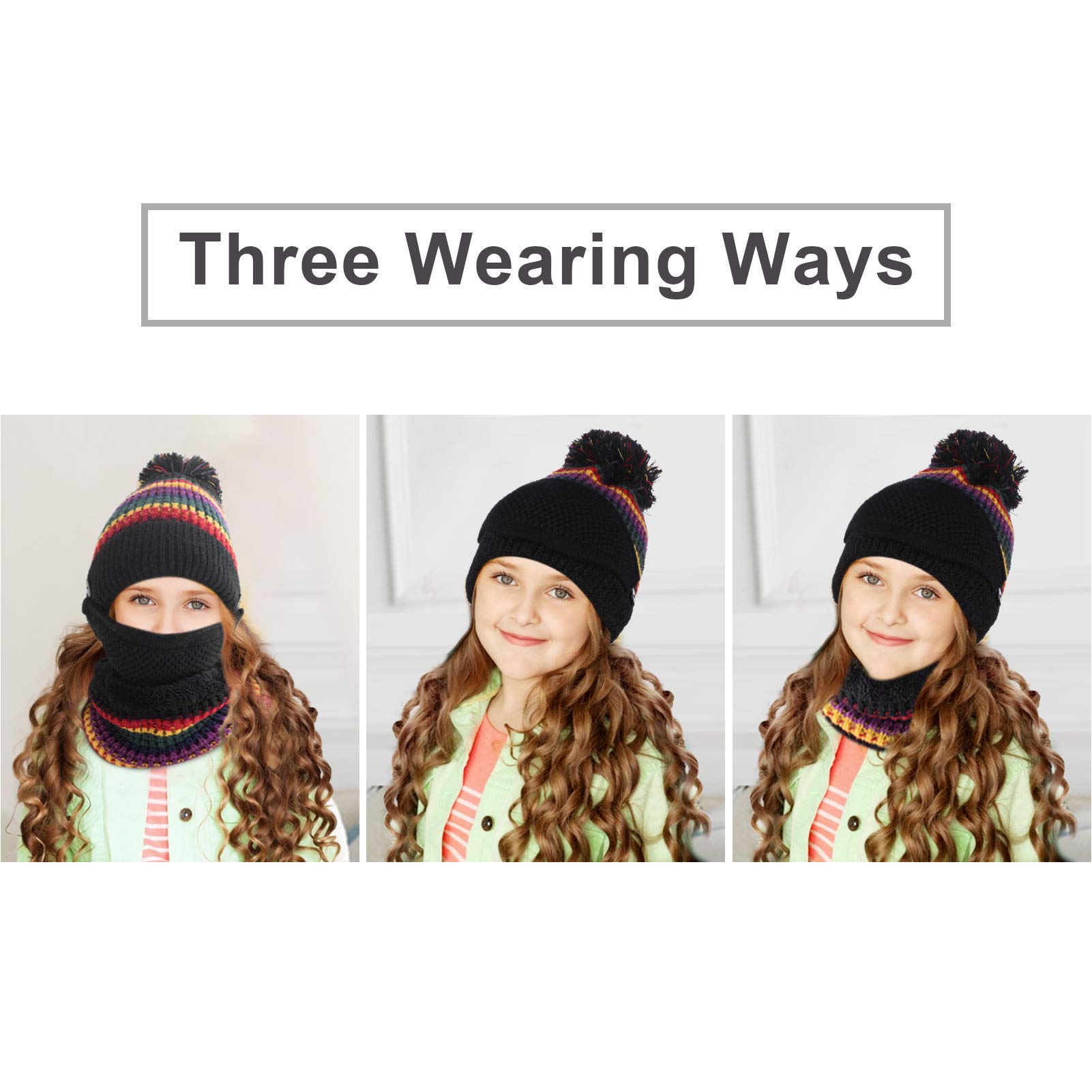 tacobear-accessories-m-tze-schal-set-3-teilig-schwarz-kinder image 3