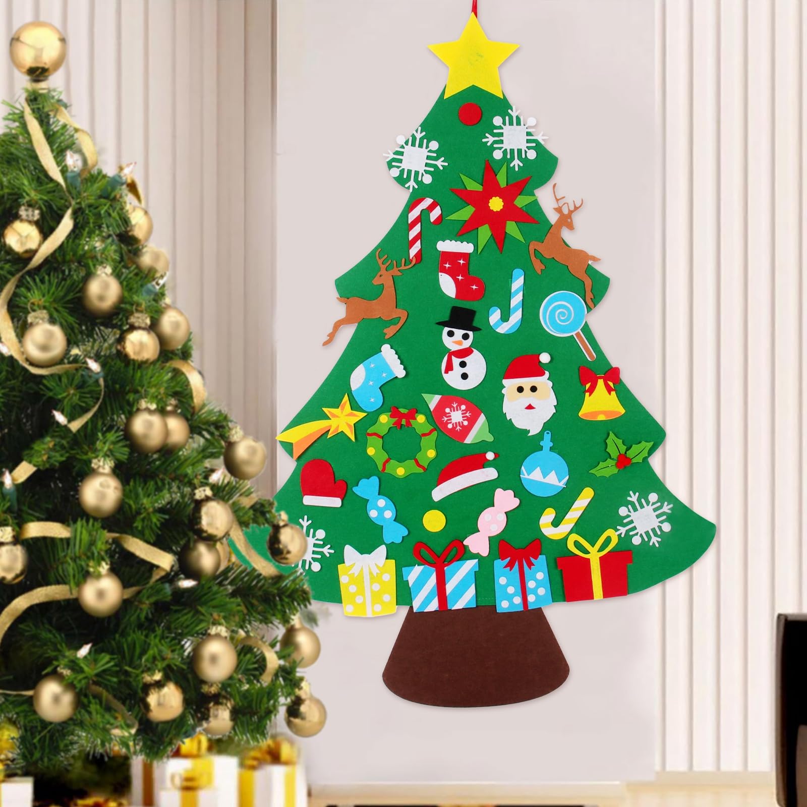 qifu-pappteller-filz-weihnachtsbaum-kinder-33-tlg-diy image 7