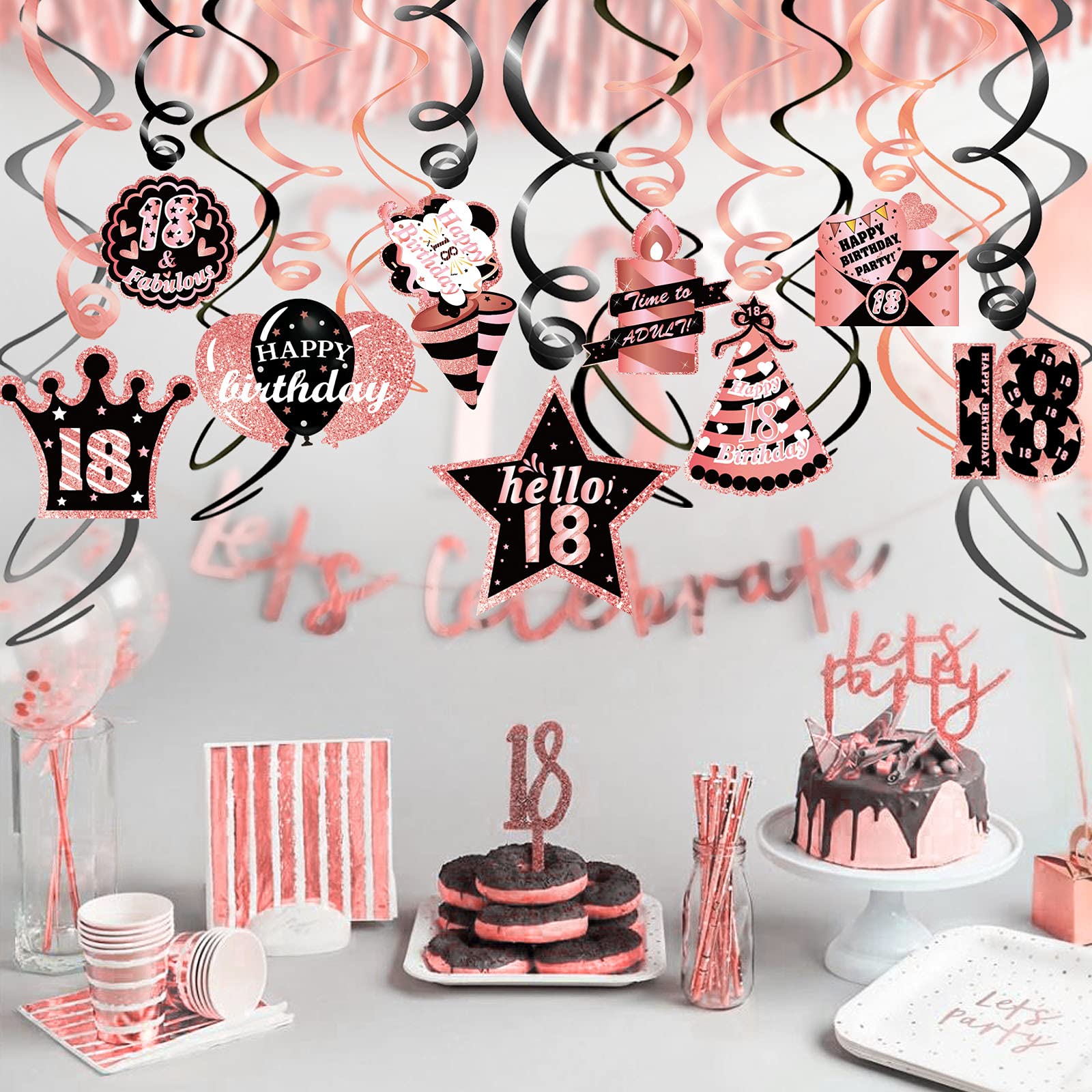 howaf-18-geburtstag-h-ngedeko-rosegold-30-tlg-girlande image 6