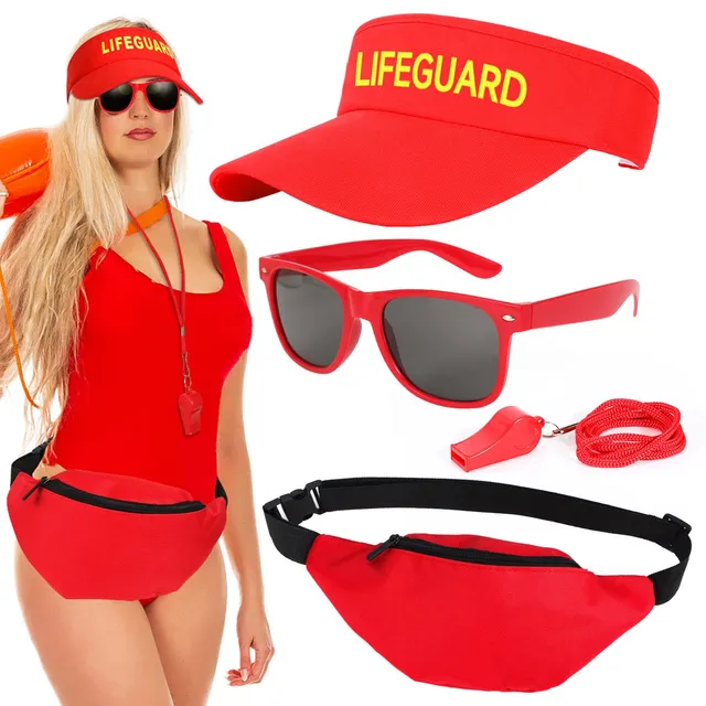 howaf-baywatch-kost-m-lifeguard-set-cap-brille-pfeife-tasche image 1