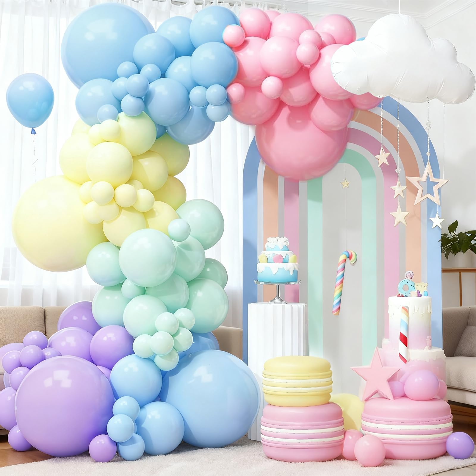 qifu-luftballons-pastell-macaron-100-st-ck-12-zoll-bunt image 4
