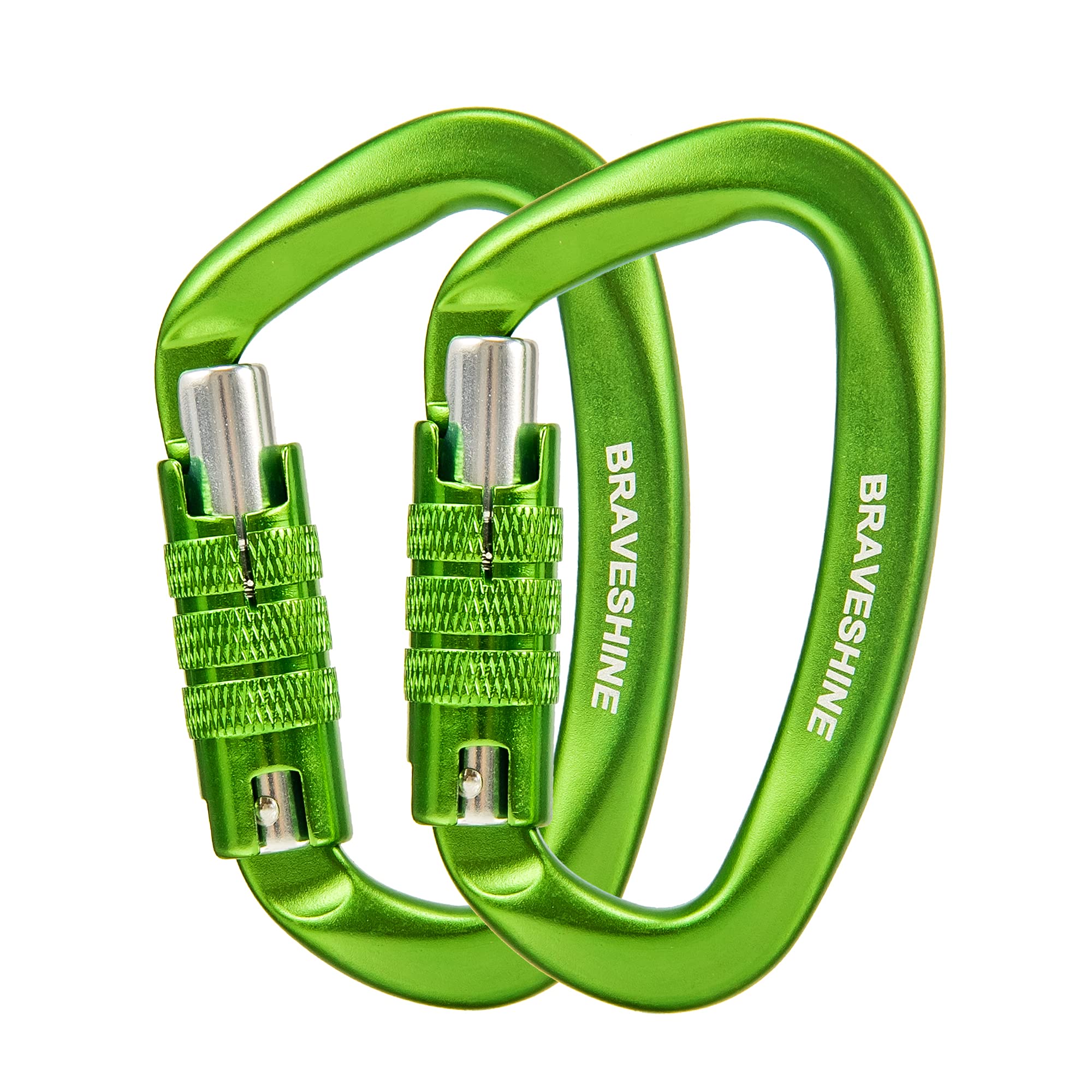 braveshine-carabiner-keychain-karabiner-80mm-12kn-gr-n image 1