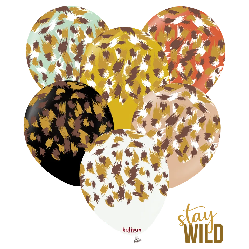 kalisan-safari-theme-safari-savanna-luftballons-25-st-ck-12-zoll-bunt image 1