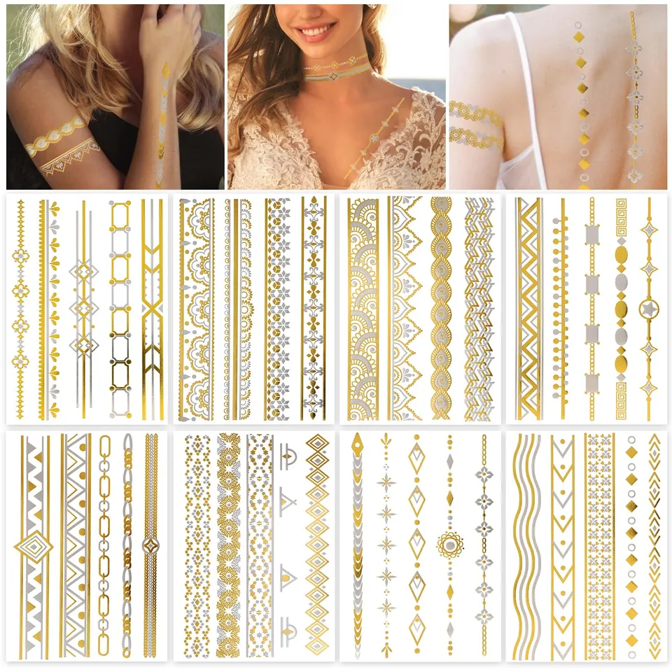 howaf-gold-tattoo-metallic-flash-tempor-r-8-bl-tter-glitzer image 1