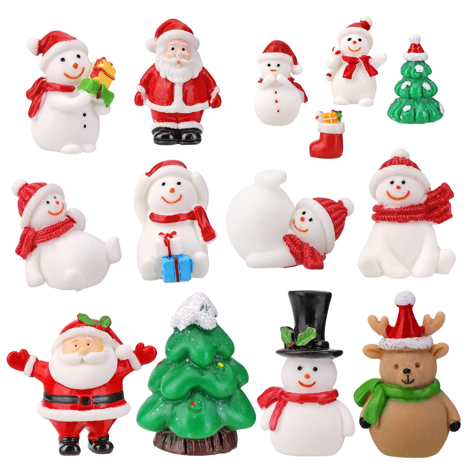 howaf-weihnachts-mini-figuren-harz-14-st-ck-deko-set image 1