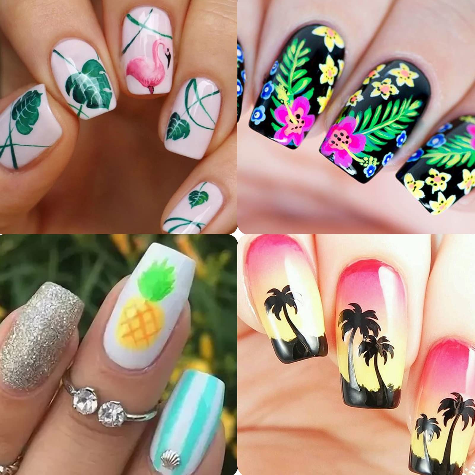 howaf-nagel-sticker-sommer-1200-hawaii-3d-nail-art-12-blatt image 5