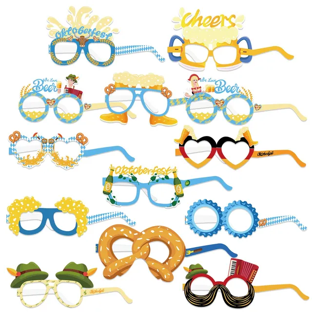howaf-photo-booth-props-oktoberfest-partybrille-26-st-ck-papier image 1