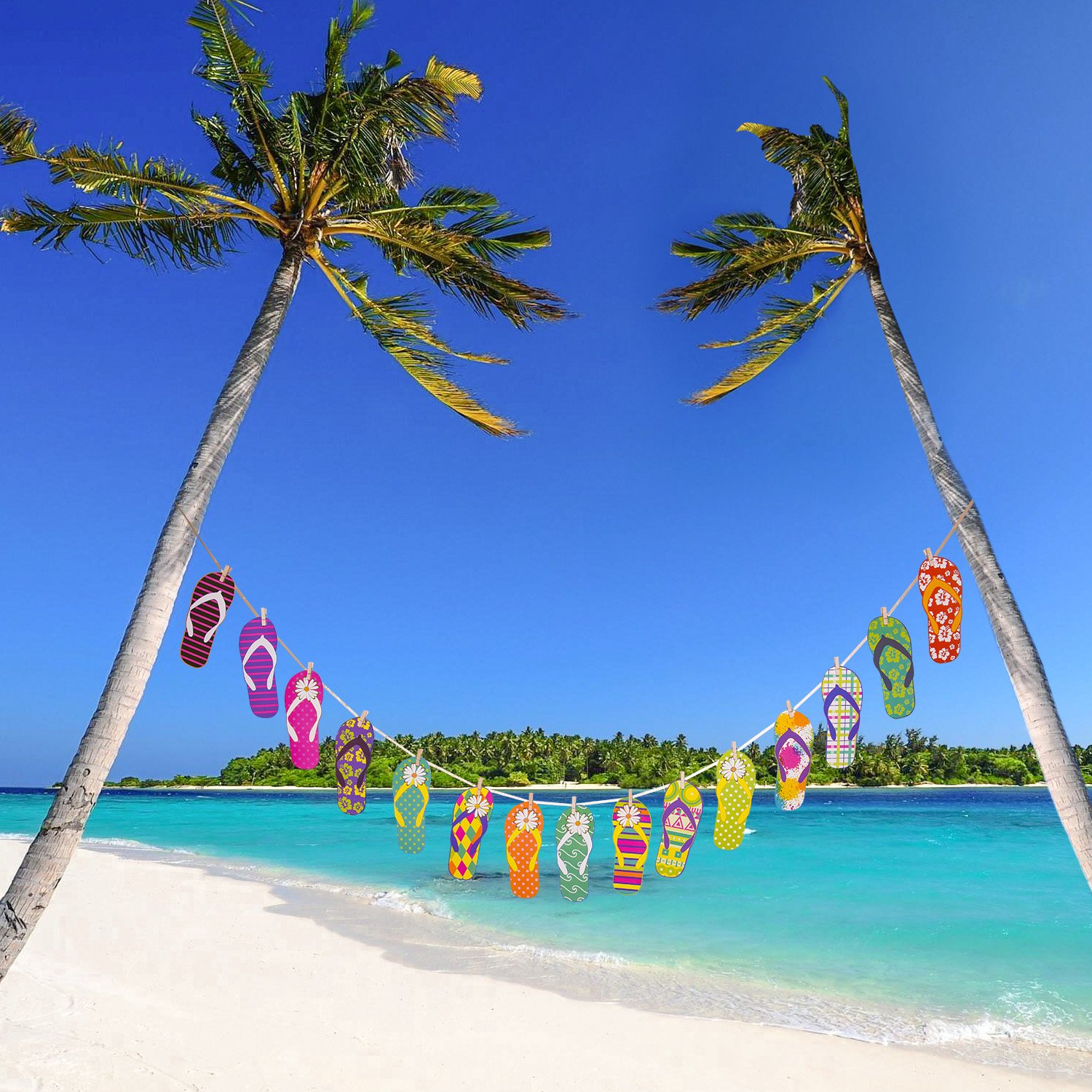 howaf-hawaii-flip-flops-girlande-banner-15-teilig-10-m image 7